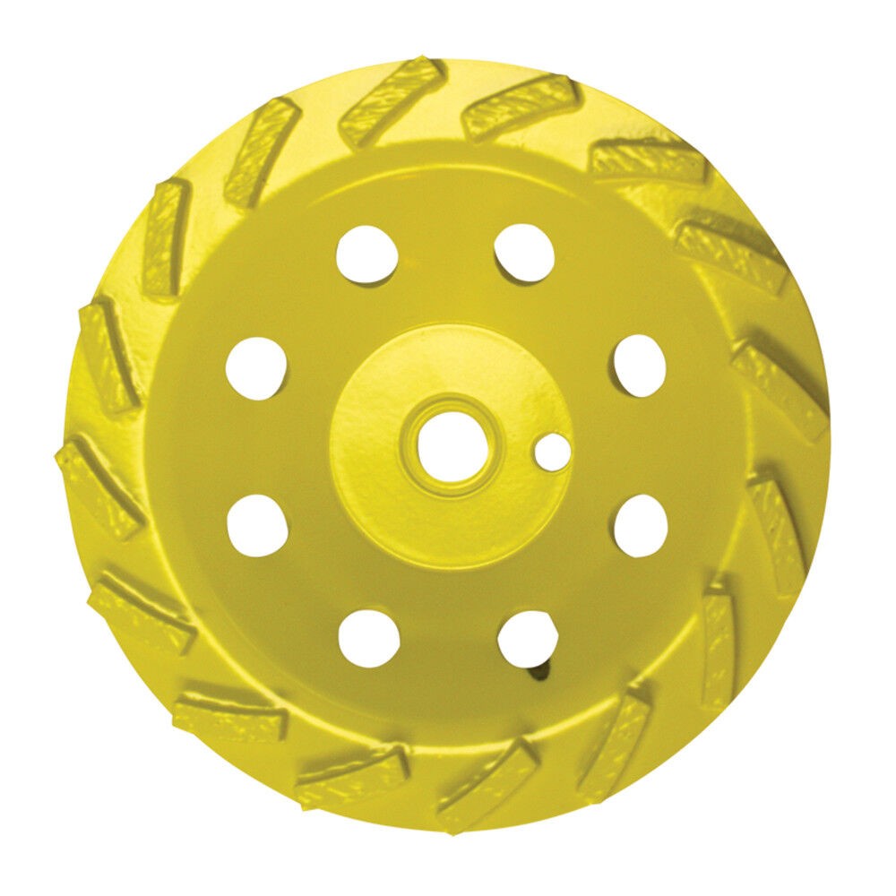 Edco 7 Inch Single Row Segmented Rim Diamond Cup Wheel For Concrete
