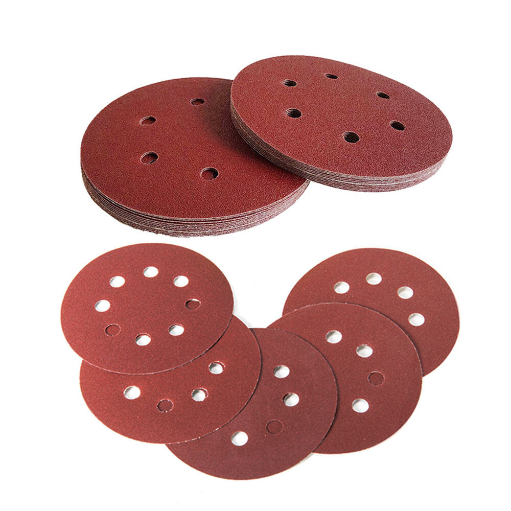 225mm Sanding Discs 24 36 40 60 – 2000 Grit 6 8 Hole Hook and Loop Sanding Discs