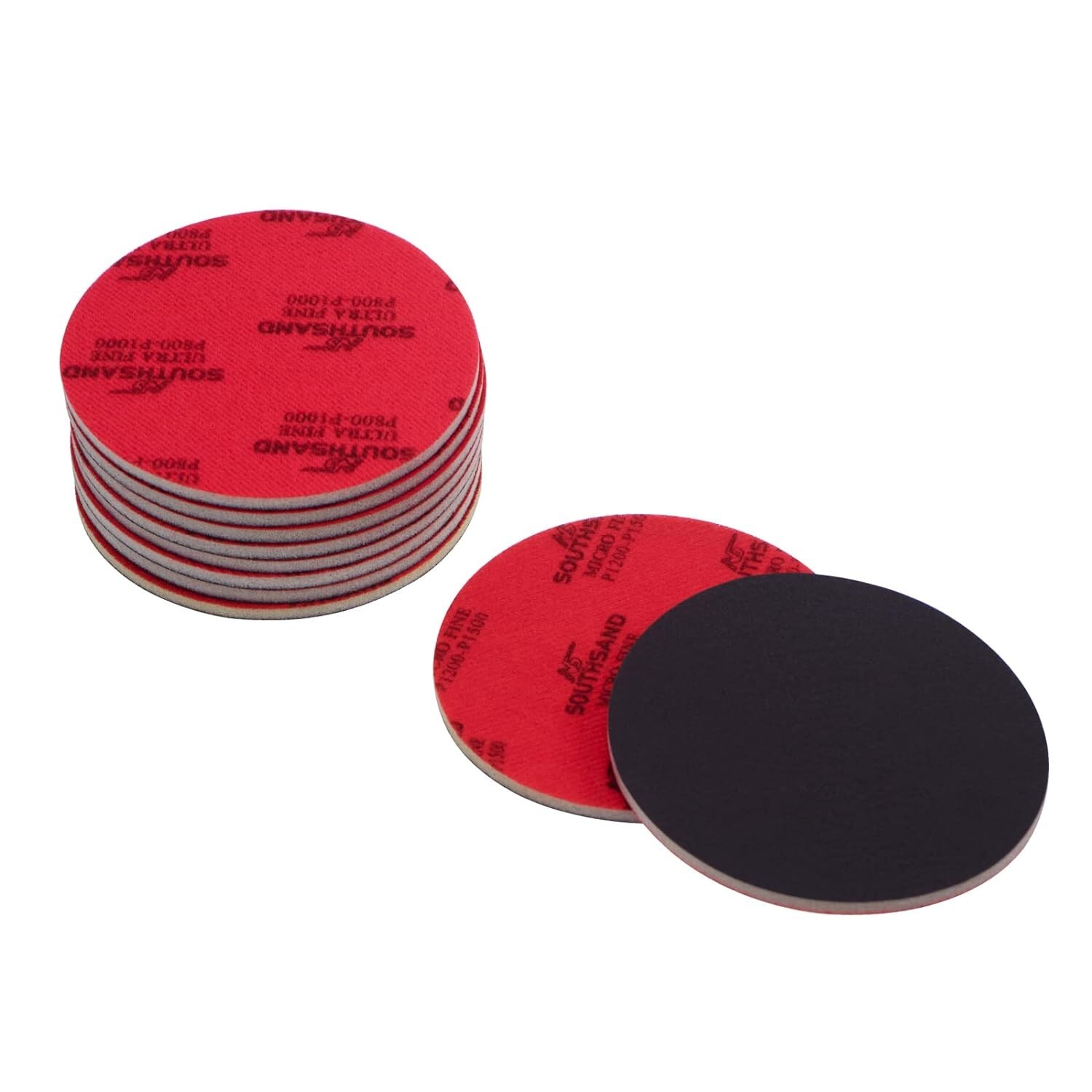 10 Pieces Bowling Sanding Pads Grit 500-600, 800-1000, 1200-1500, 2000, 2500