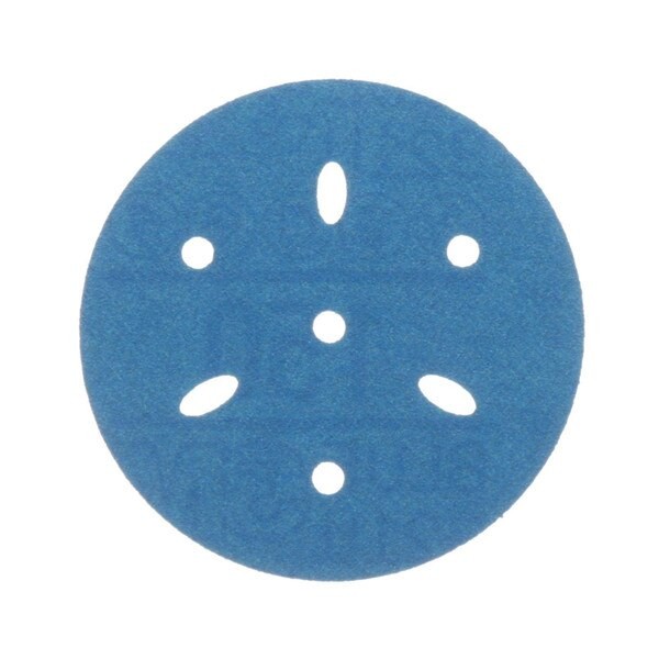 3M Hookit Blue Abrasive Disc Multi-hole, 36145, 3 in, 150 grade
