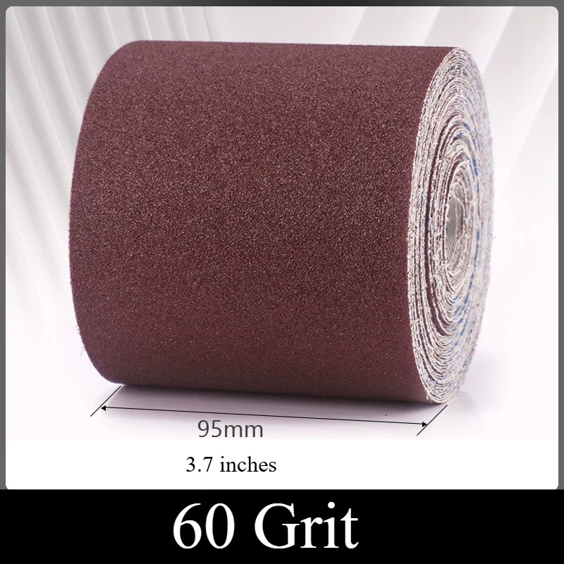 5M/roll DIY 95mm 115mm Sandpaper Roll Multi-Grit Polishing Sanding Sheets Craft