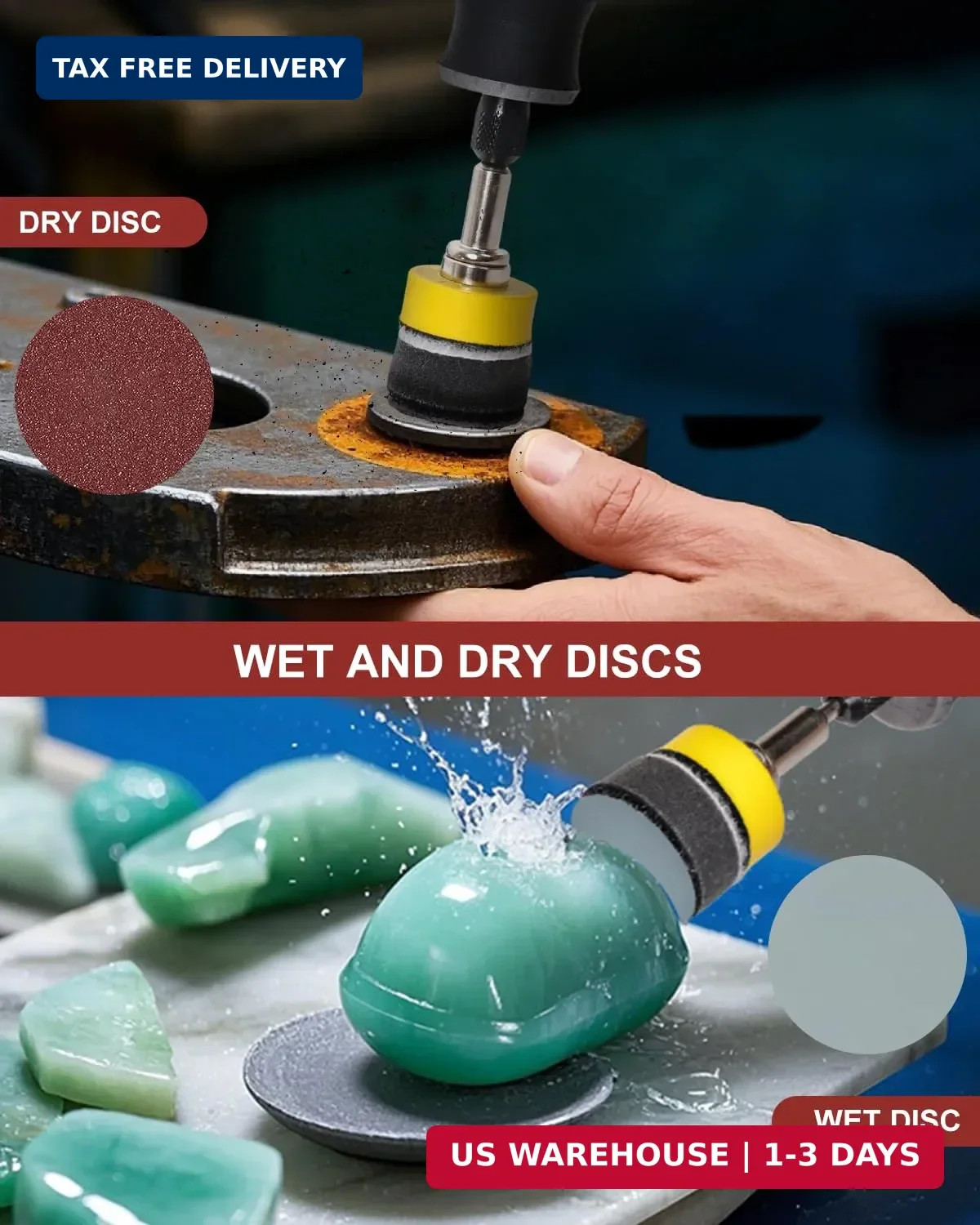 250PCS 2 Inch Sanding Discs for Drill Sander Attachment, 80 to 3000 Grit Hook an