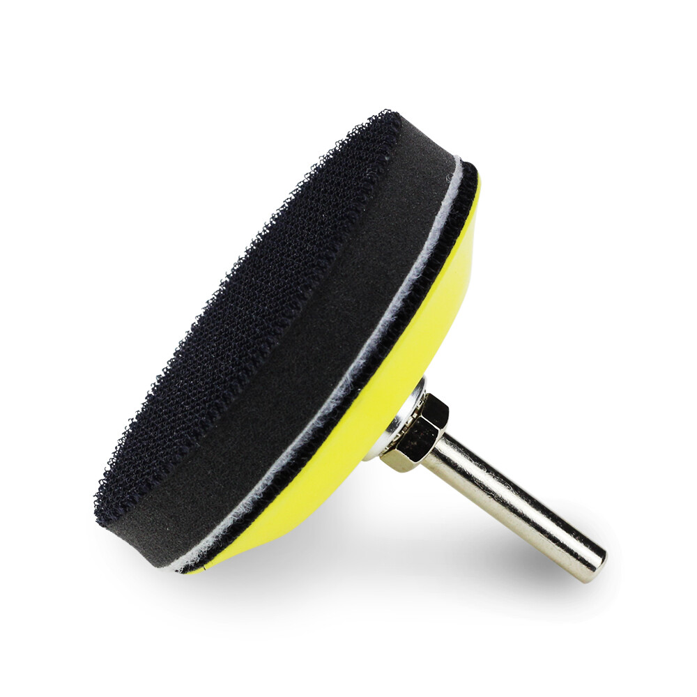 3″ Hook and Loop Sanding Disc Backing Pad with Removable Foam Layer – 1/4″ Shank