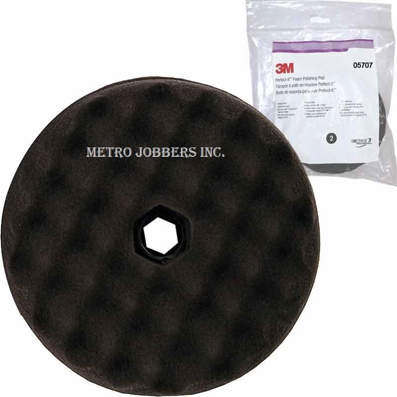 3M 05707 Perfect-it Foam Polishing Pad, 8 In. Double Sided, Quick Connect 5707