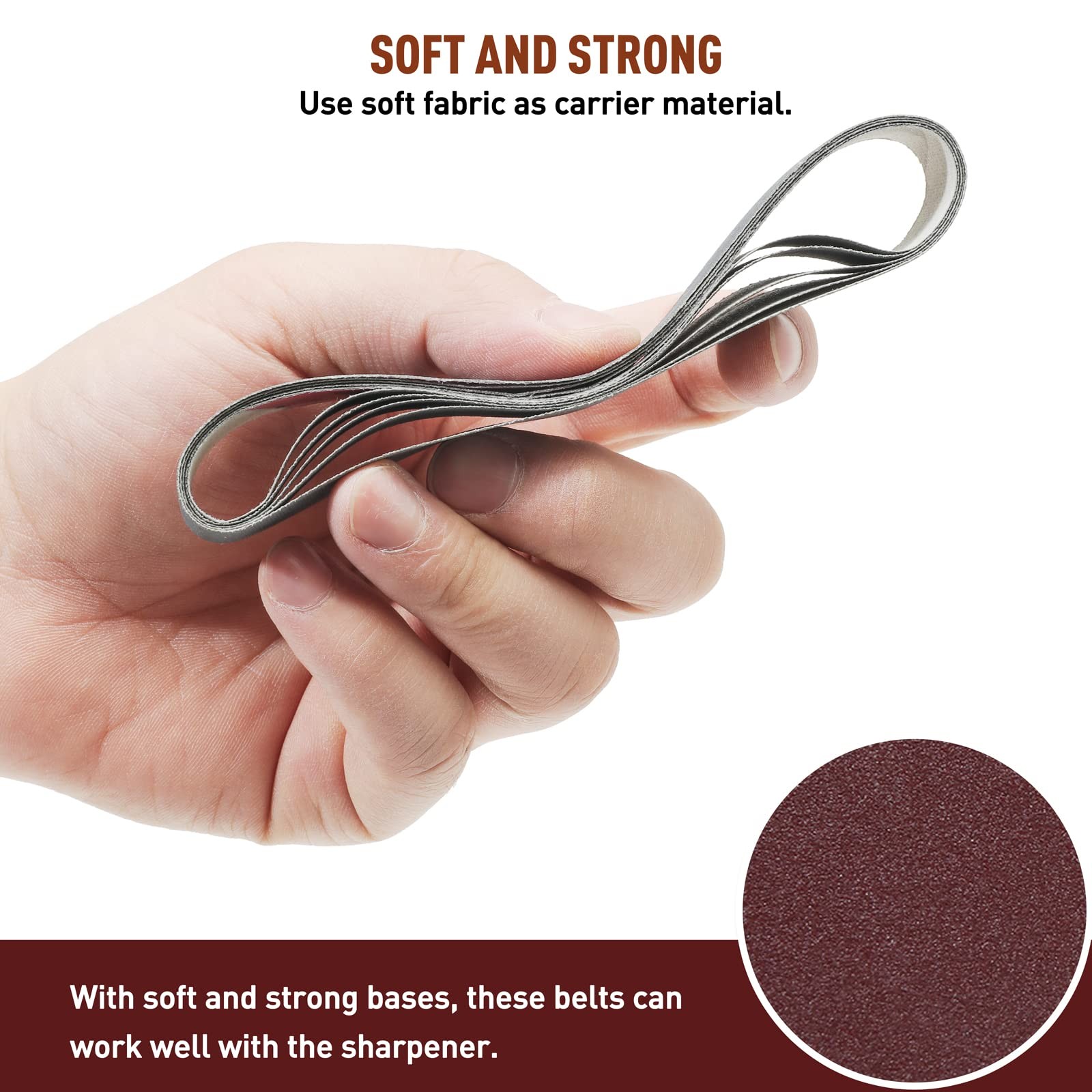 45 Pcs 3/4″ X 12″ Sharpener Sanding Belt Kit for Work Sharp & Tool Sharpener …
