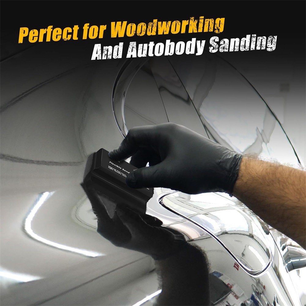 7/14Pcs Sanding Block Kit Flexible EVA Foam Wet or Dry for Automotive Woodwork