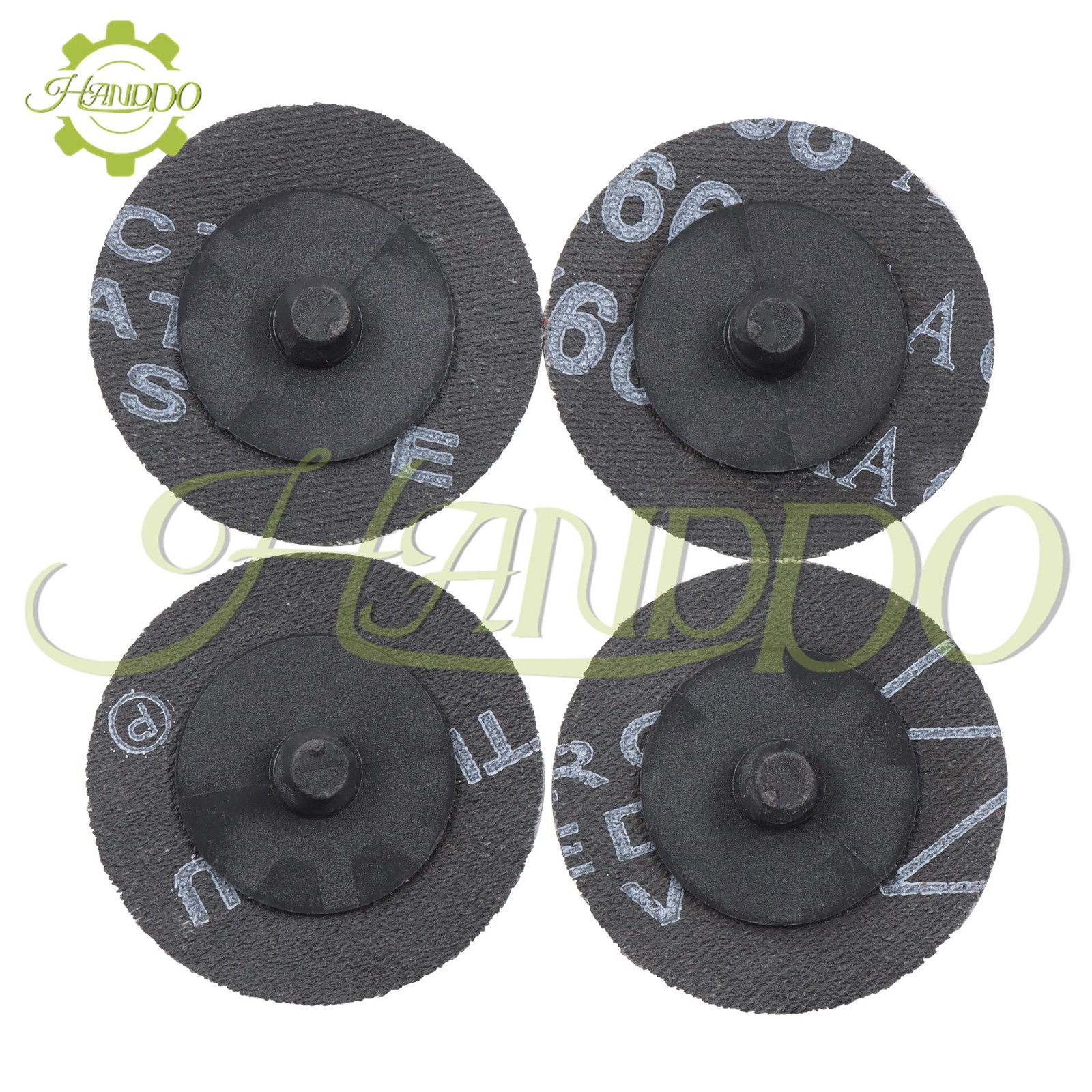 (150 Pc) 2 Inch Sanding Discs 60 Grit Medium Twist lock Die Grinder Sanding Disc