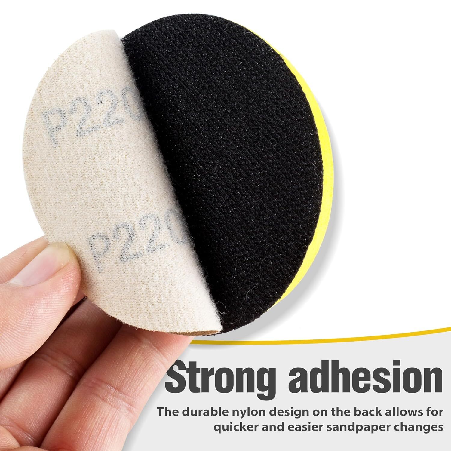 50PCS 3 Inch Hook and Loop 40-1000 Grit Sanding Discs for Orbital Sander