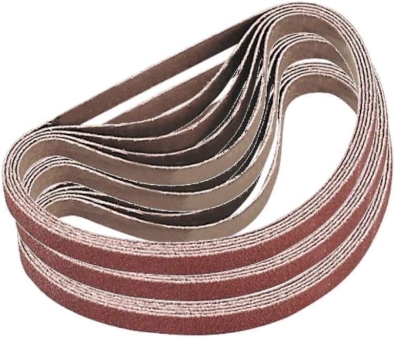 18PCS 1×42 In Aluminum Oxide Sanding Belts Assortment 60 80 120 150 240 400 Grit