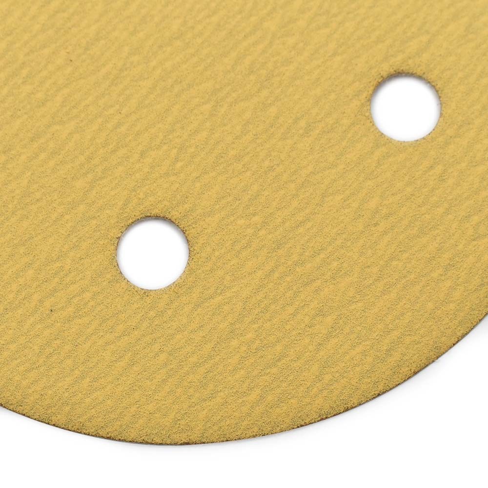 240 Grit 5″ Dia 5-Hole Hook & Loop Sanding Paper 25PK (Ceramic Aluminum Oxide)
