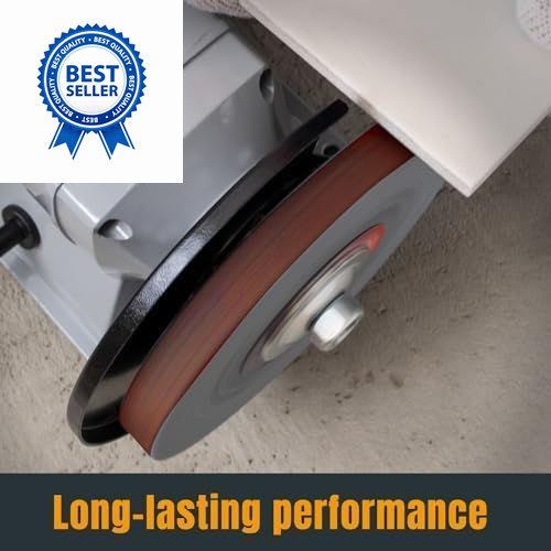 POWERTEC 1/2 x 18 Inch Sanding Belts, 50PK, 10 each of 40-240 Grit, 50PK