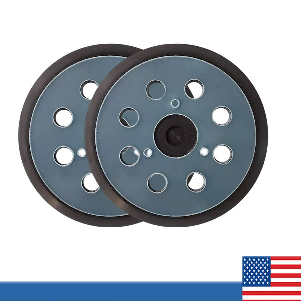 2x 5inch Orbital Sander Replacement Pad Hook Loop for Dewalt/Makita/Porter Cable