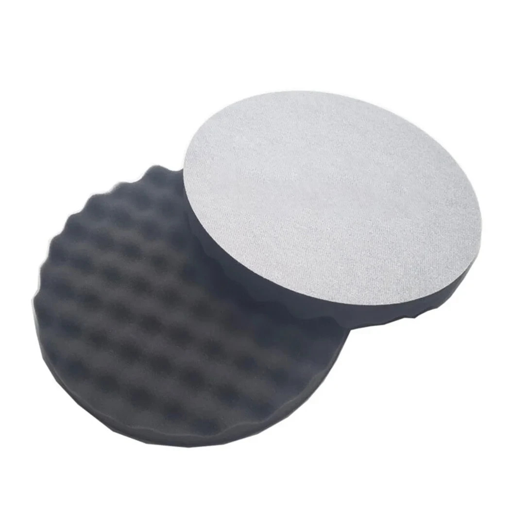 2 Pack 8 Inch Foam Polishing Pad,Single Sided, For Glazes Hook and Loop XT-48
