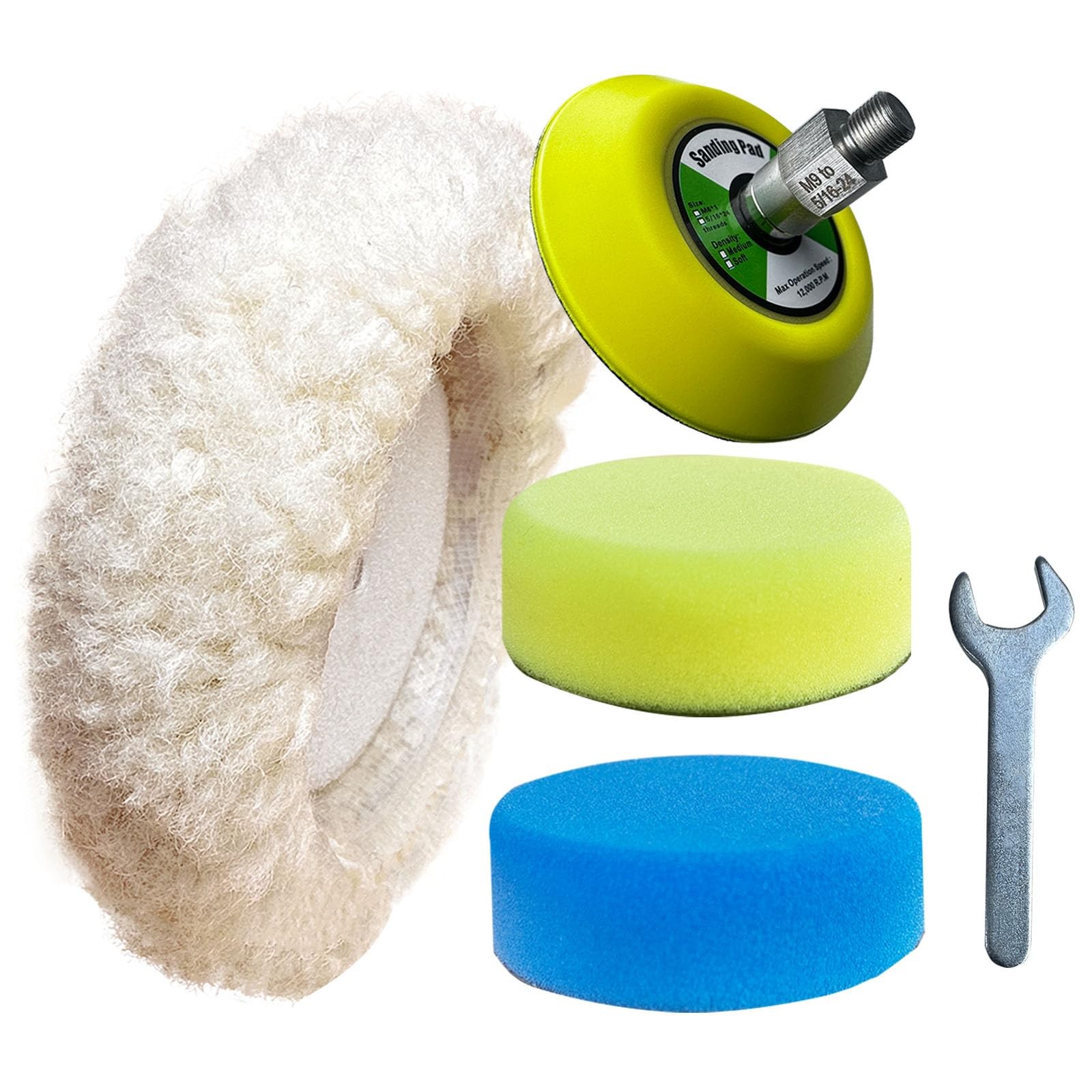 Noyfemr 6 Pcs Buffing Polishing Kit for Milwaukee M12…