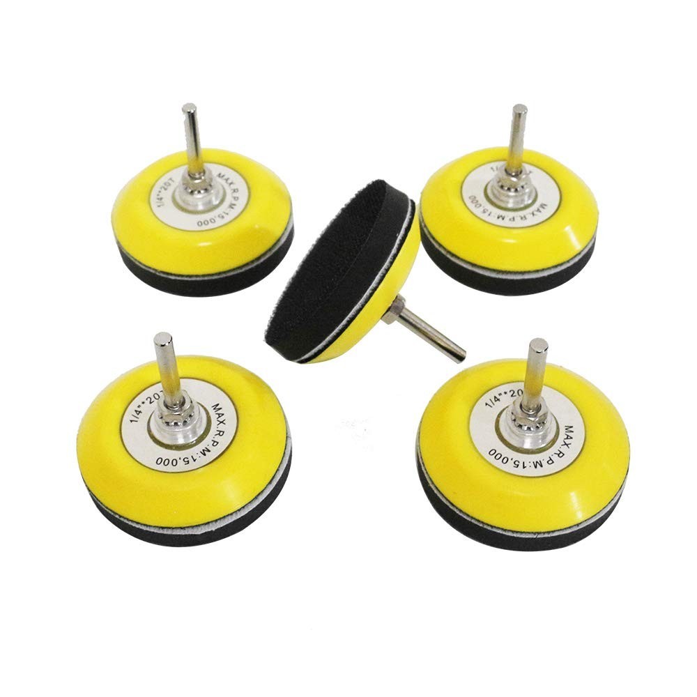 3 Inch Hook and Loop Sanding Pads – Foam Layer and 5 Count for All Projects