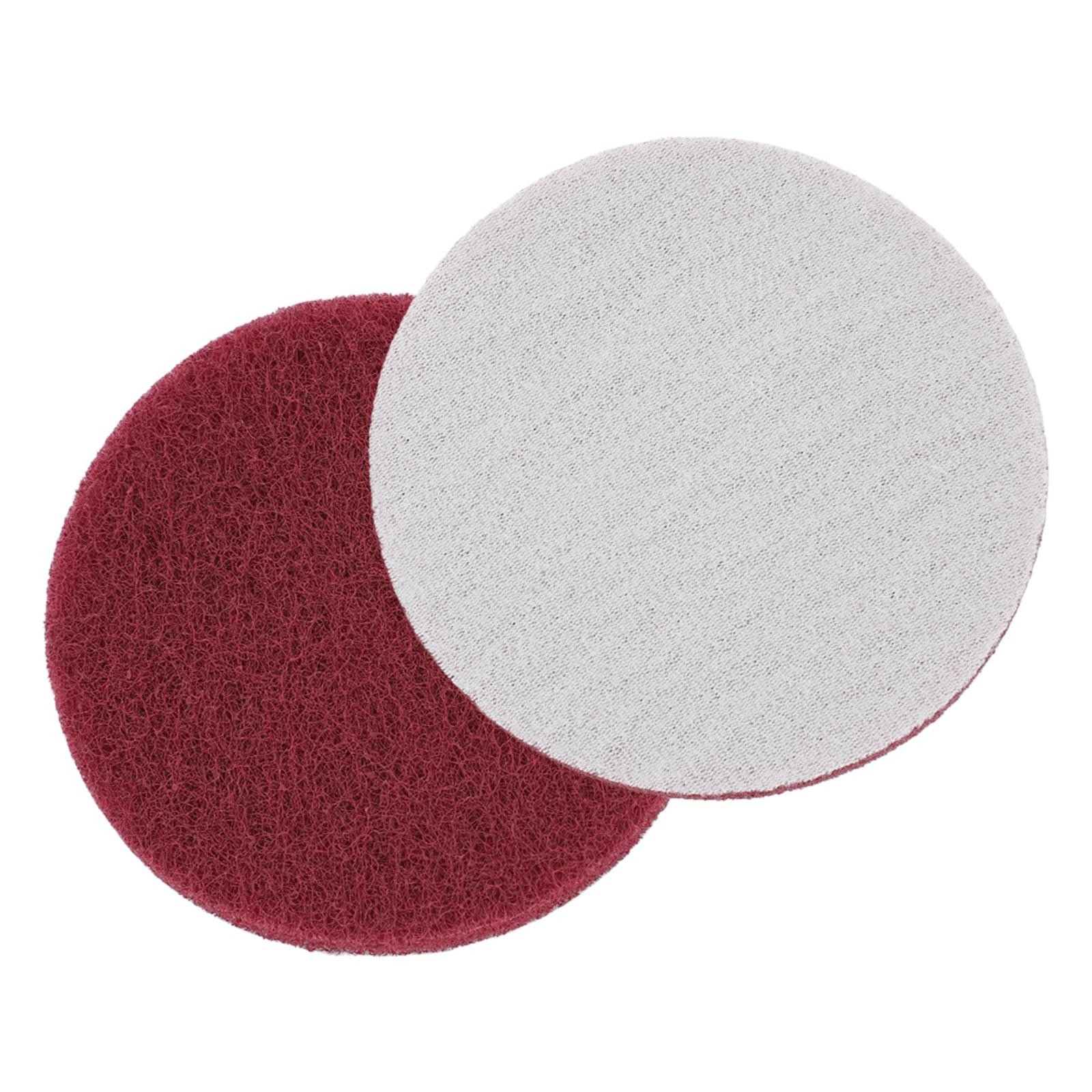 Nylon Industrial Scouring Pad Cleaning Cloth Scrub Polishing Pad 4Inch 5Pieces