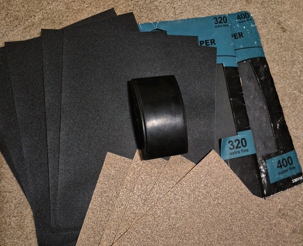 Sandpaper20Shts~Block~Waterproof 9 In. x 11 In. 320, 400,220 and 60grit Reg.