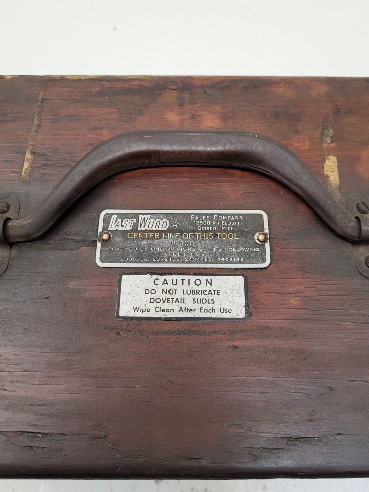 Last Word Radius Angle Dresser Centerline 3.400