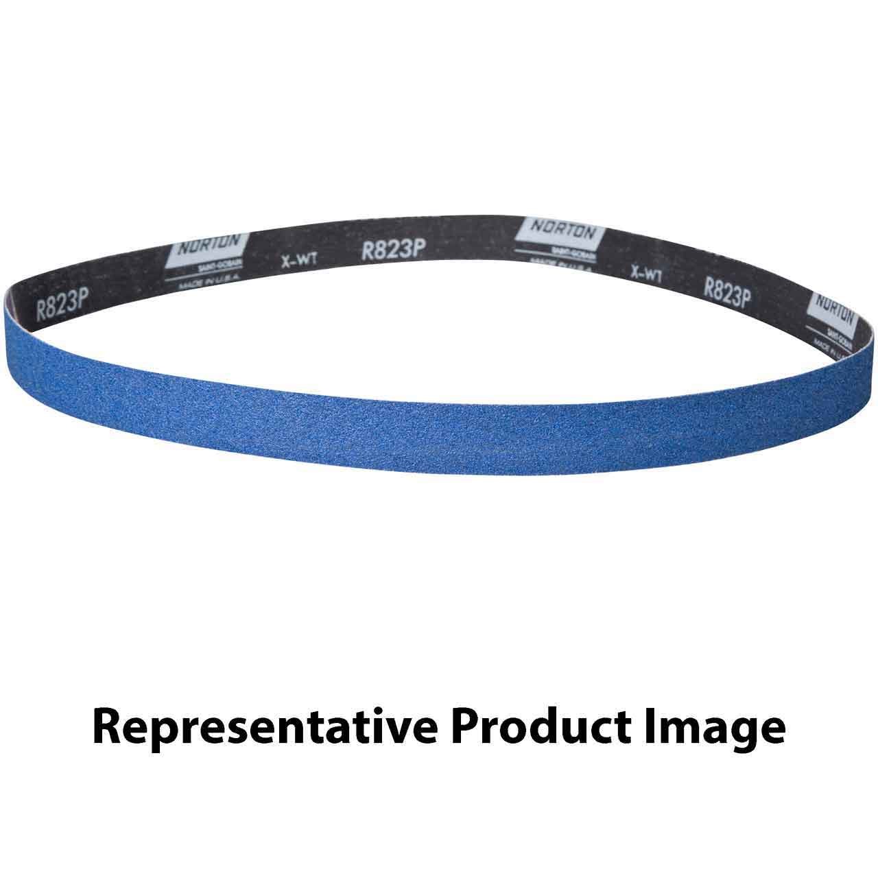 Norton 78072728588 1×42” BlueFire R823P ZA Cloth Narrow Belts 150 Grit 50 pk