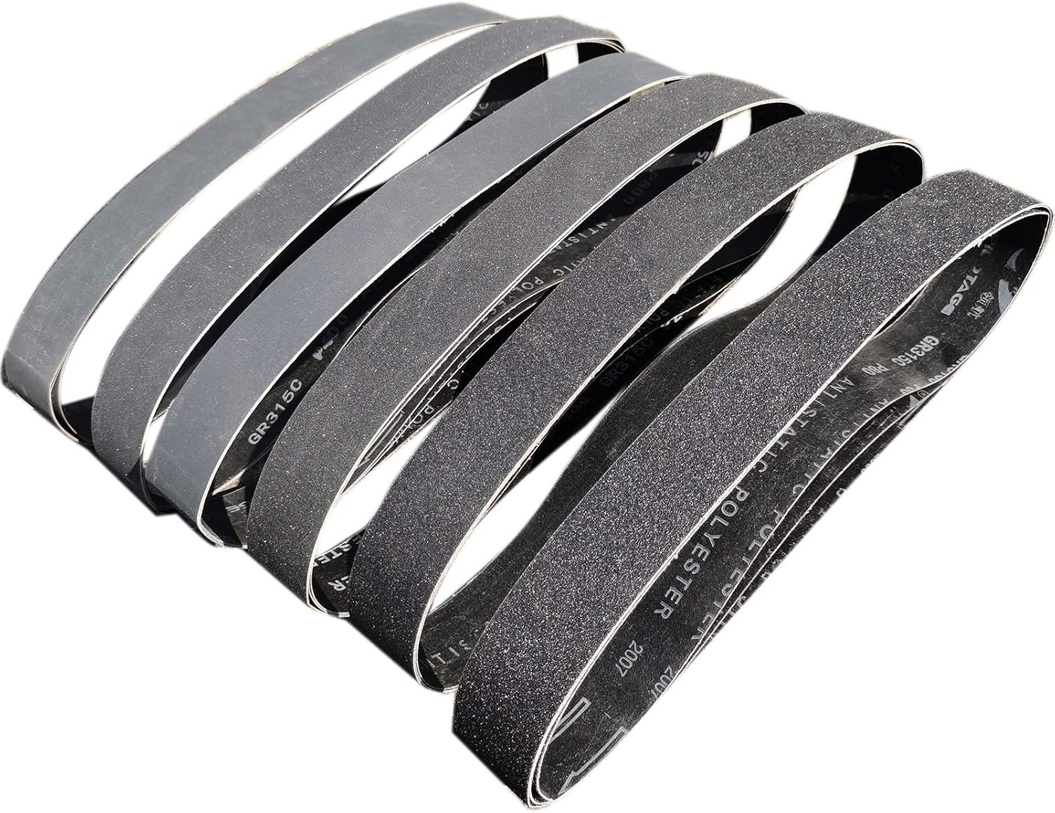 18-Pack 2 x 42 Inch Silicon Carbide Sanding Belts – Versatile Grits for Profe…