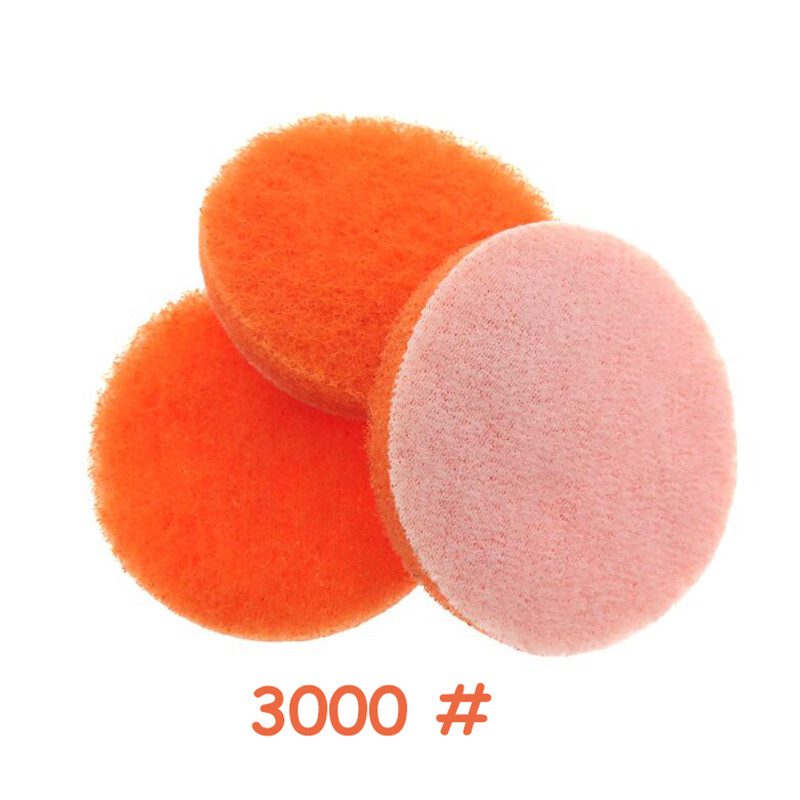 3″ Nylon Fiber Scouring Pad Hook & Loop 75mm Abrasive Cleaning Pad 240-3000 Grit