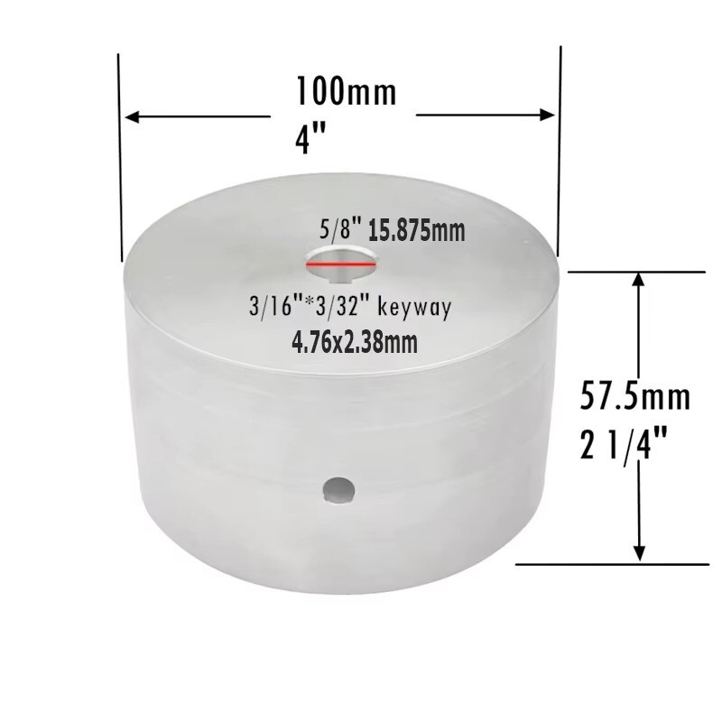1 Pcs Belt Grinder Knife Grinder Wheel Fully Aluminum Contact Active 50/75/100mm