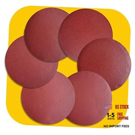 30 PCS PSA Aluminum Oxide Sticky Sanding Disc, Self Stick(5 Each of 60 9 Inch