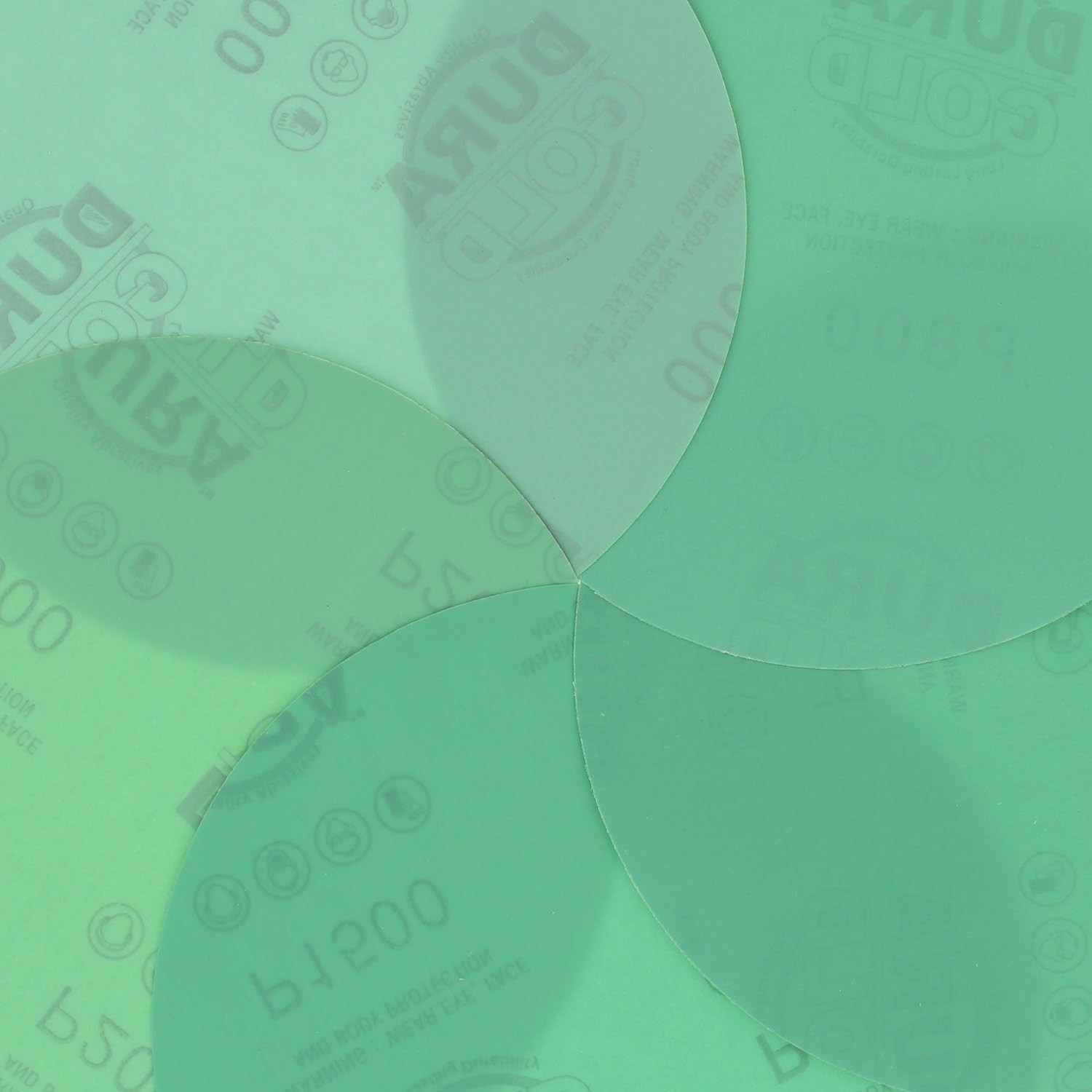 Easy-Peel 6″ Green Film Sanding Discs – Ultra-Fine 25 Pack for Pro-Level Results