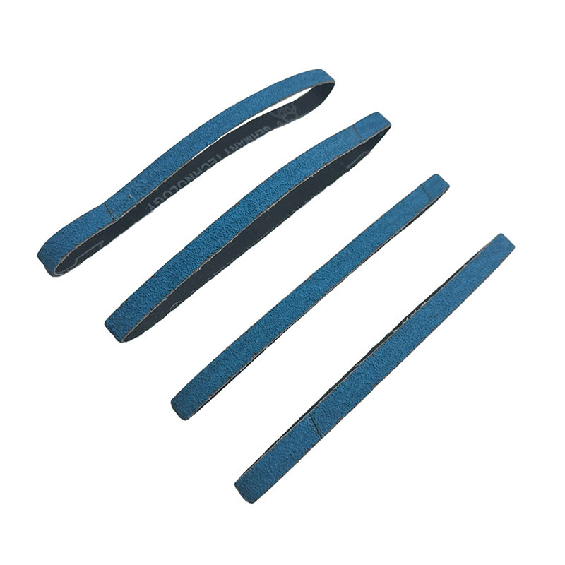 10Pcs 1/2 x 18 Premium Zirconia Sanding Belts For Belt Sander 60 120Grit Sanding
