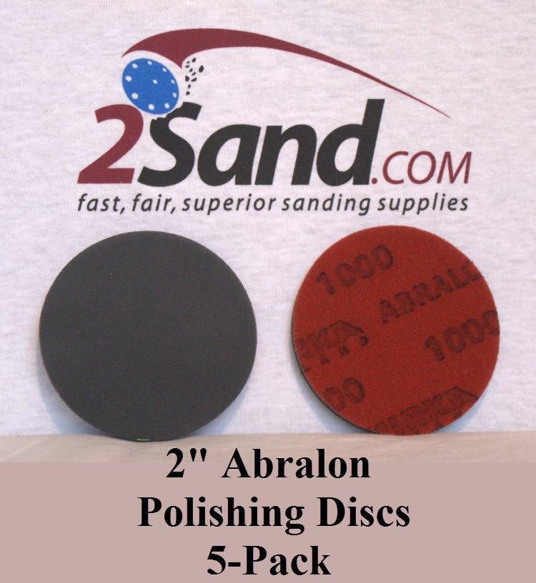 Mirka Abralon 2 Inch Sanding Polishing Discs 5 Pack Hook Loop Foam Choose Grit