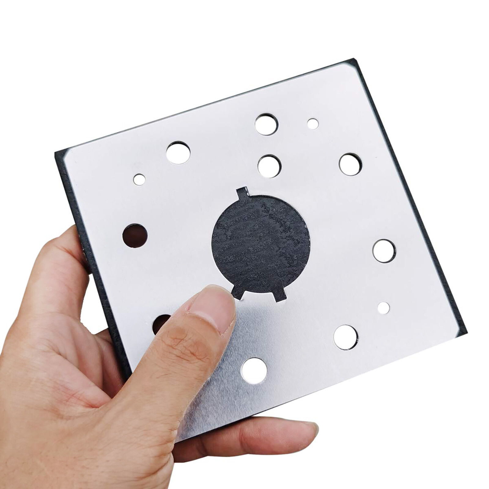 For Dewalt DW411 BD5000 2PCS 1/4″ Square 10 Holes Sander Pad and Backing Plate