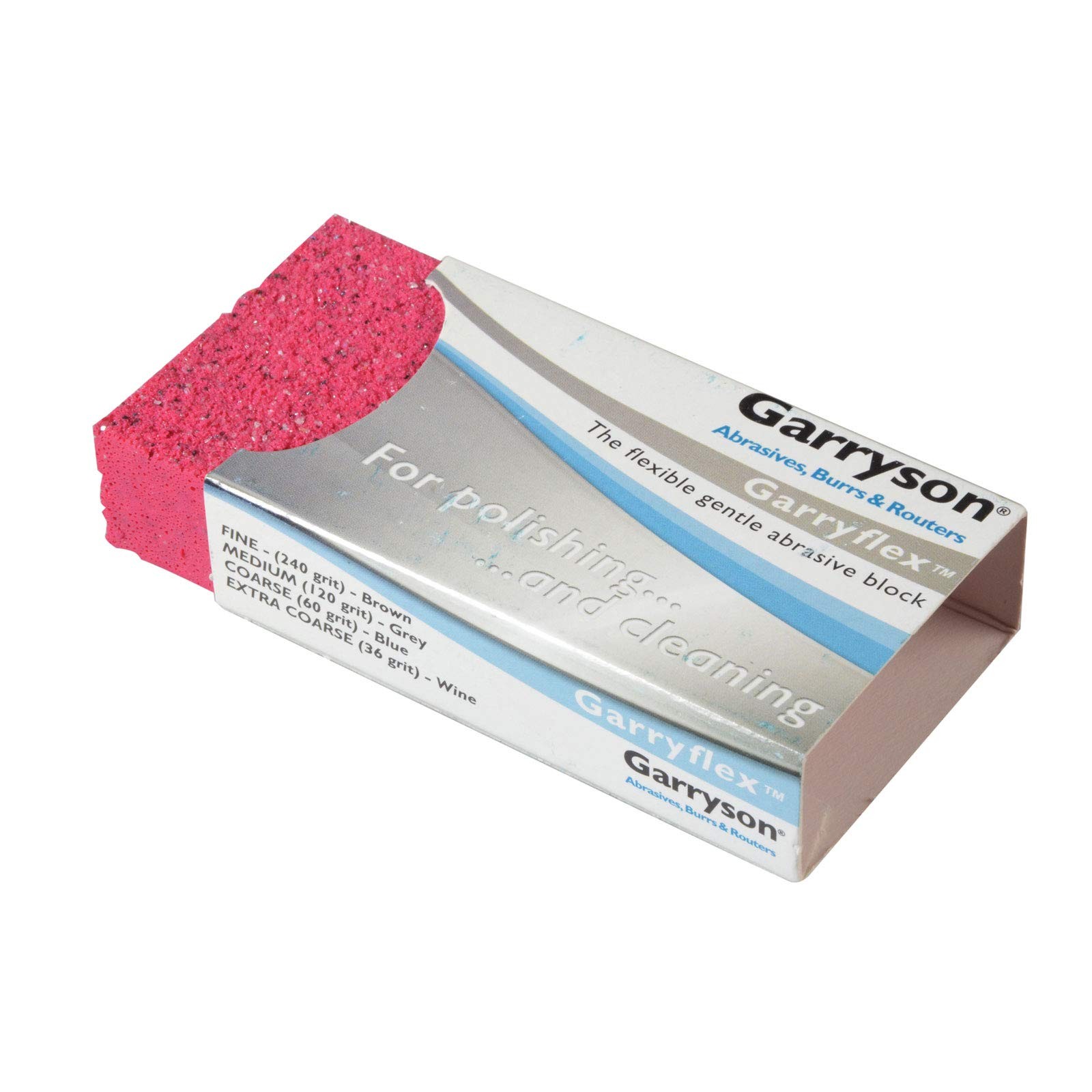 Garryson GB240 Garryflex Abrasive Block – Fine 240grit, Brown