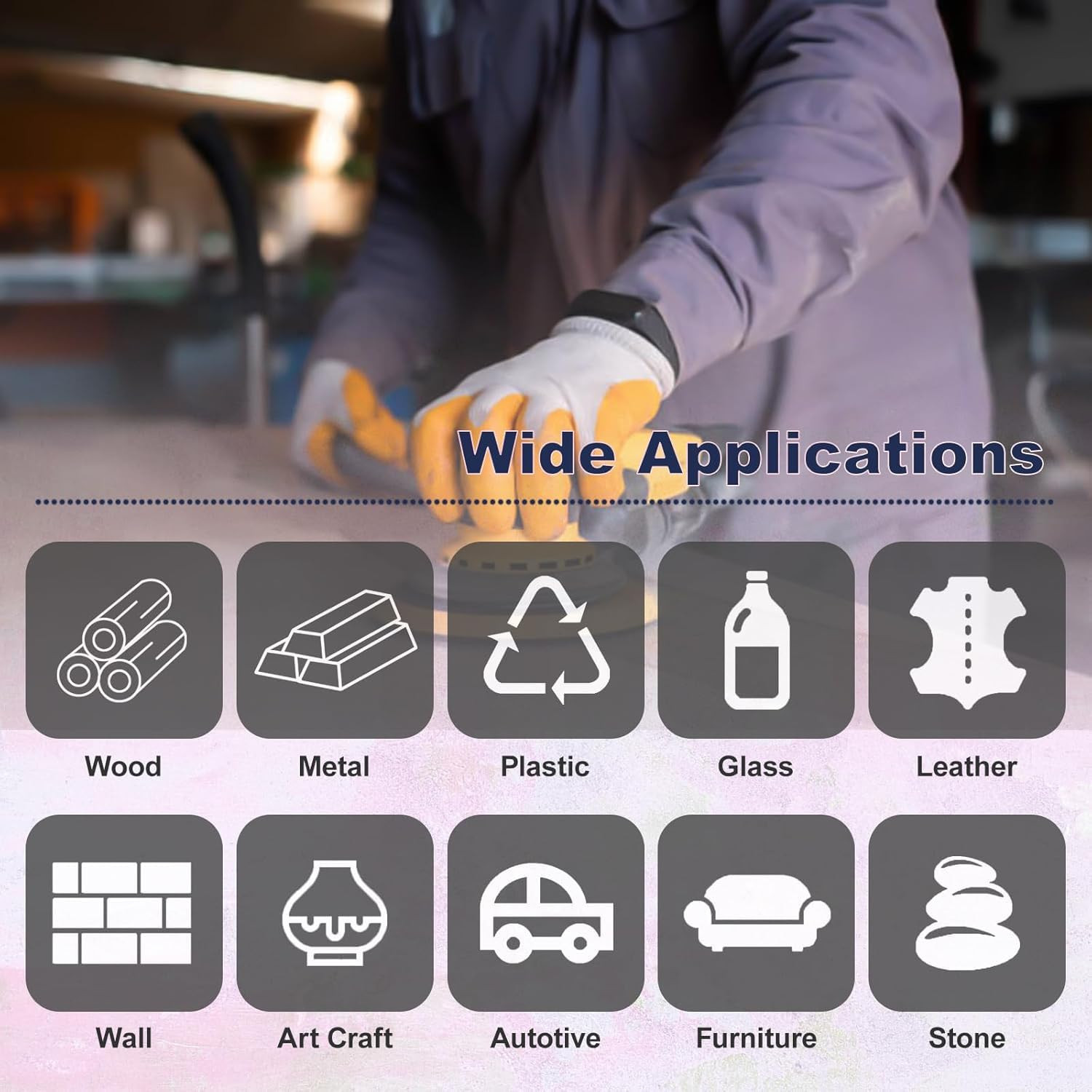 5 Inch 20Pcs Wet Dry Sandpaper: 2000/3000/5000/7000/10000 Grit Silicon Carbide H