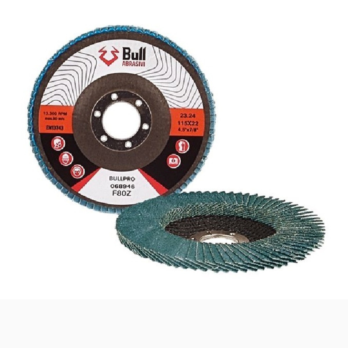20x Faichim Zirconium Fiber Lamellar Disc Diam.125 G.80 – Z068952_