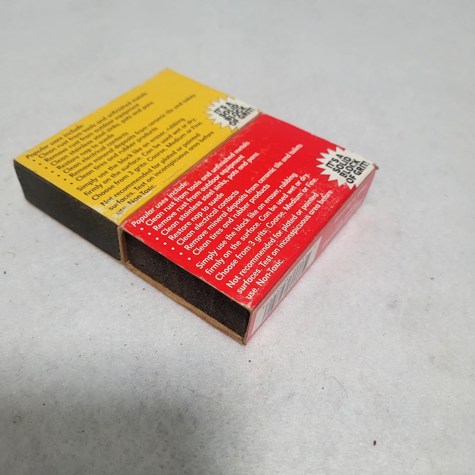 Two Klingspor Sandflex Abrasive Sanding Hand Block for Tool Maintenance Coarse