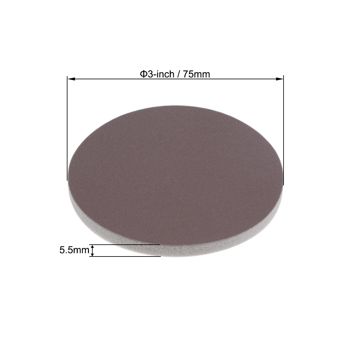 30pcs 3-Inch Sanding Sponge Hook and Loop Sanding Disc Corundum 2000 Grit