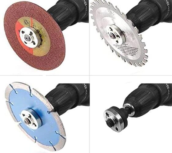 5 in 1 Electric Drill Conversion Angle Grinder Adapter Connecting Rod Kit 10MM