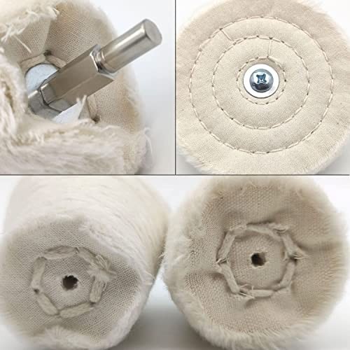 6 pcs Buffing Wheel for Drill,Buffing Pad Polishing Wheel Kits,Wheel Shaped P…