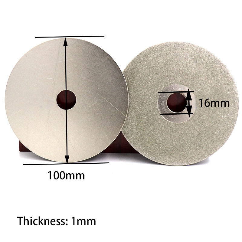 4″ (100mm) Diamond Coated Grinding Disc Flat Lap Wheel Blades 36-3000 Grit