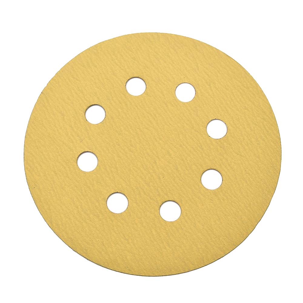 240 Grit 5″ Dia 8-Holes PSA Sanding Paper 25PK (Ceramic Aluminum Oxide) SD589P