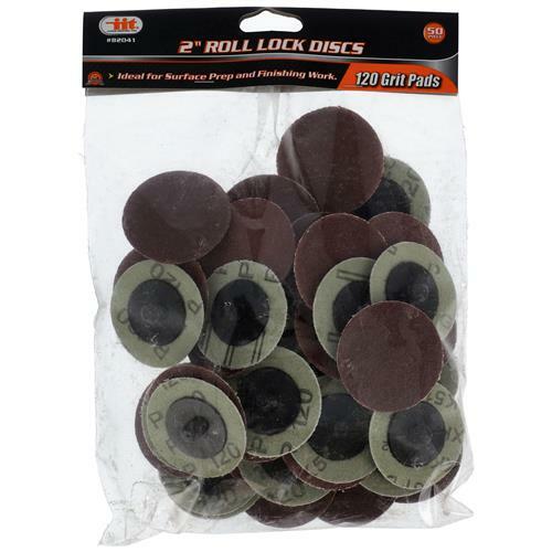 50pc 2″ 120 Grit Sanding Discs Surface Prep Finishing Work Abrasive Pads 82041