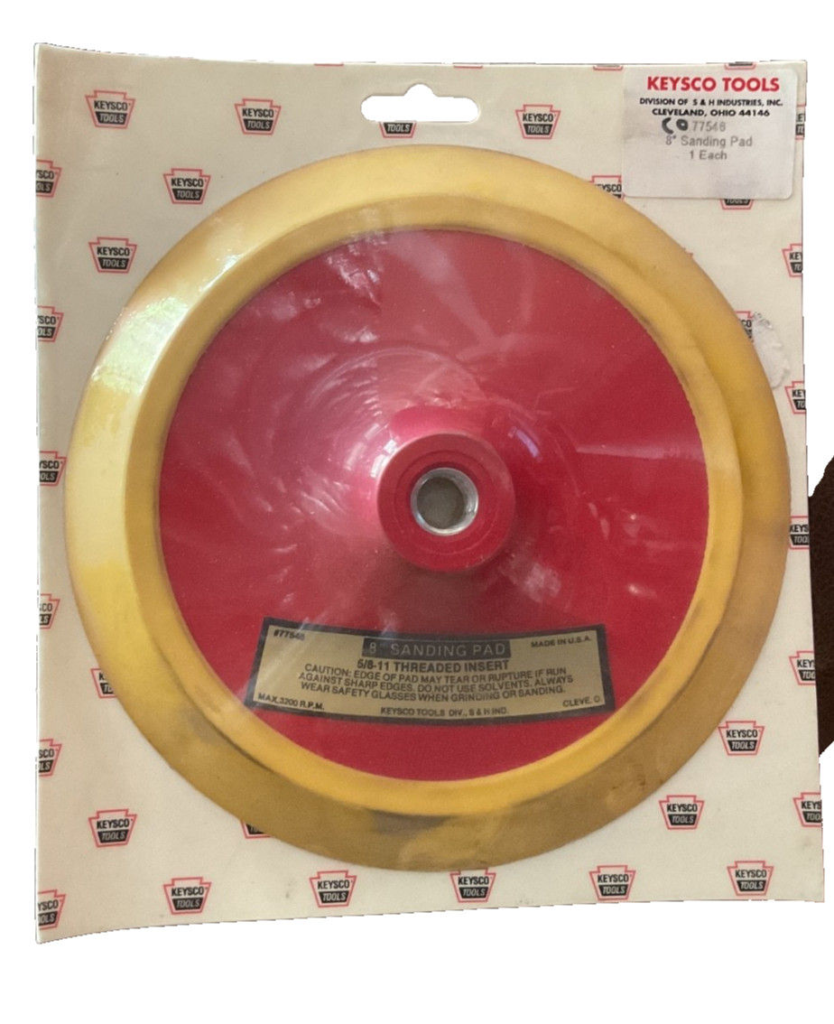 Keysco Tools 8″sanding pad #77546 New