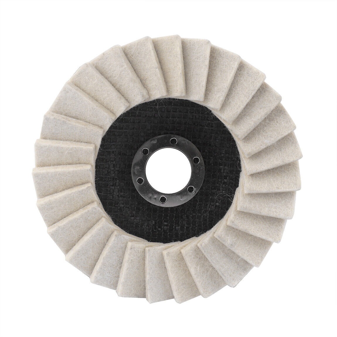 4x felt polishing flap disc Polishing disc Angle grinder flap disc 125 mm