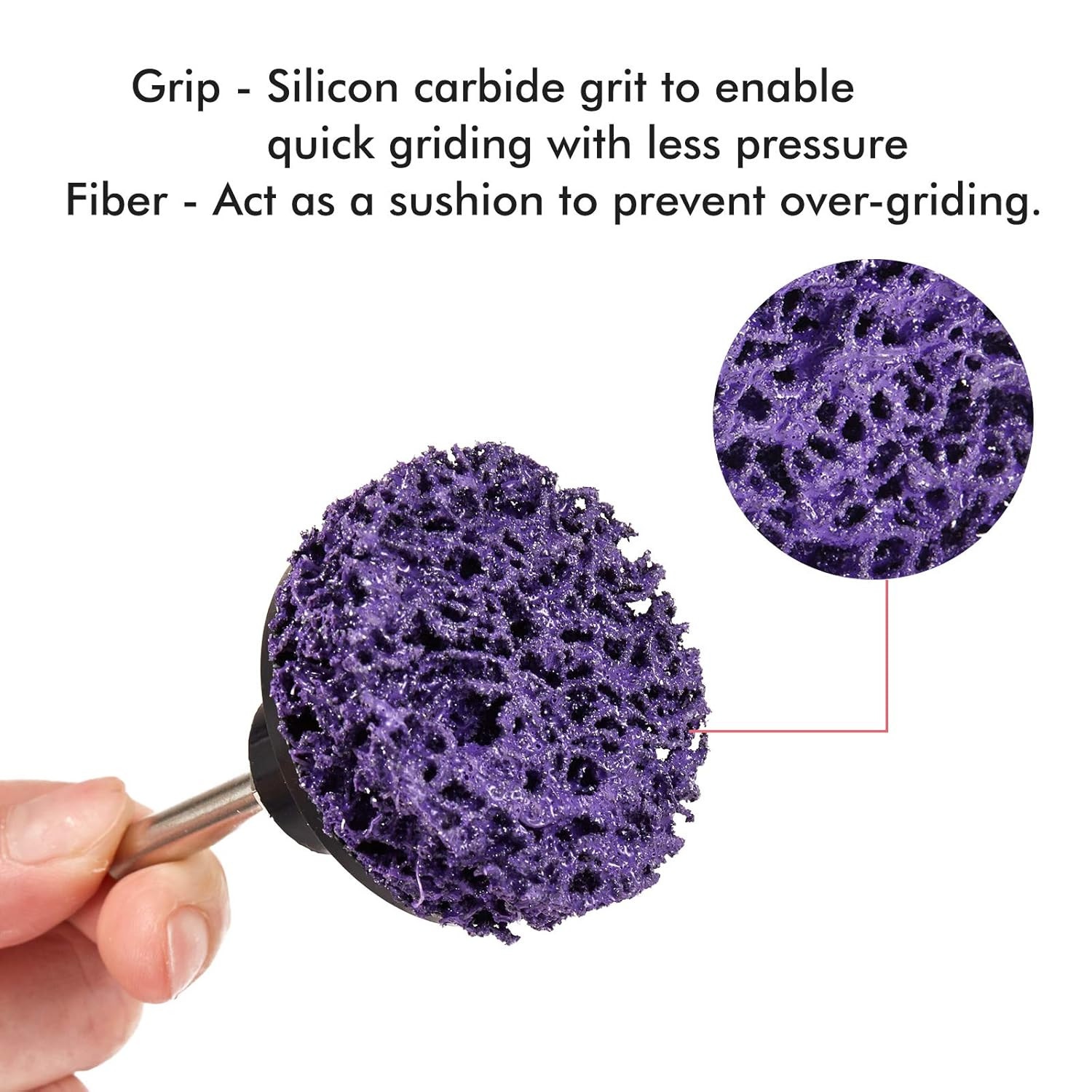 11 Pack 2 Inch Strip Disc Abrasive Wheel Paint Rust Removal Drill Attachments