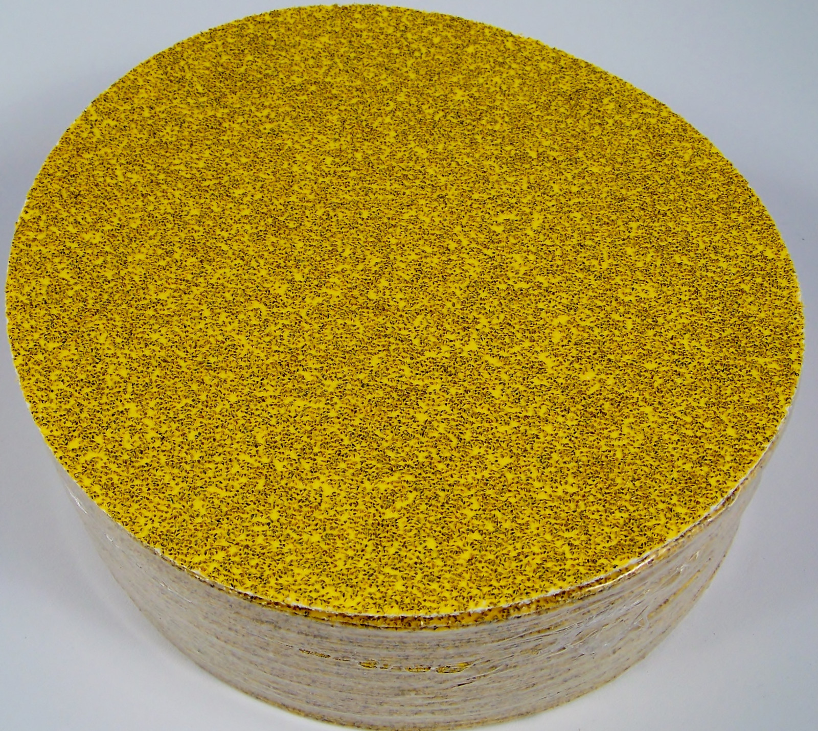 50pc 8″ PSA STICK ON SANDPAPER DISC 36 GRIT A/O GoldLine MADE IN USA inch P36E