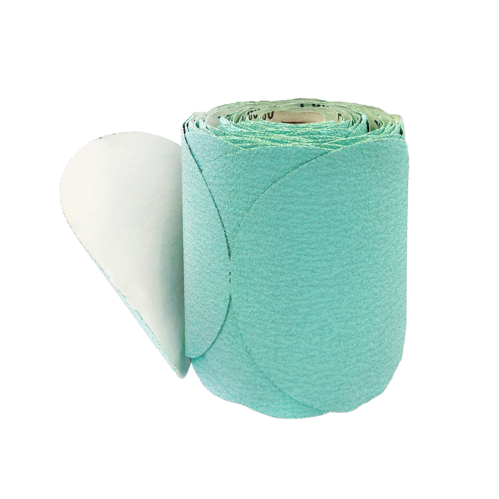 High Ground Green Sanding Disc Roll PSA 6″