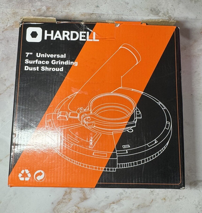 Hardell 7”/180mm Universal Surface Grinding Dust Shroud New