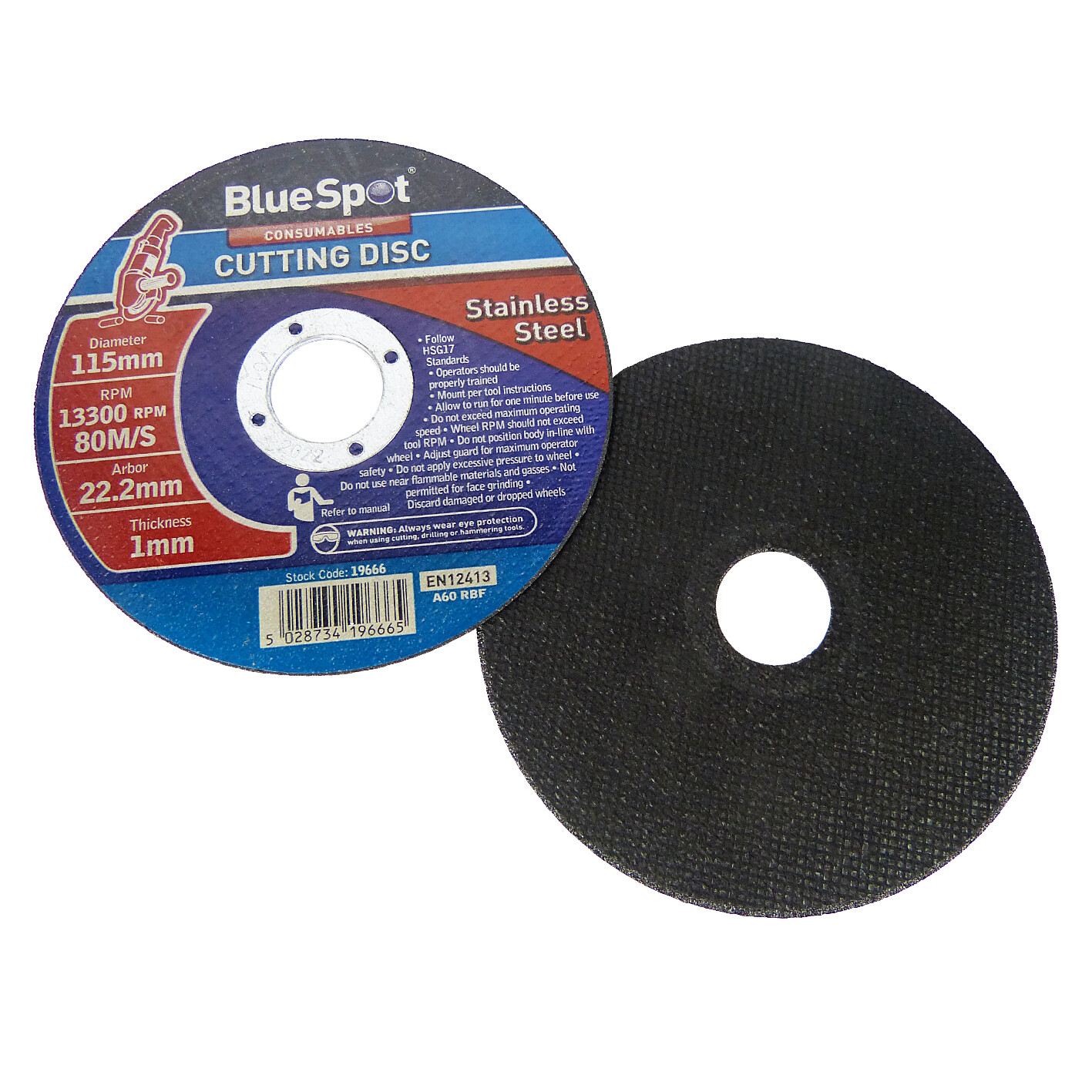 Metal Cutting Discs 1mm Ultra Thin 4 1/2″ 115mm Angle Grinder Disc Steel