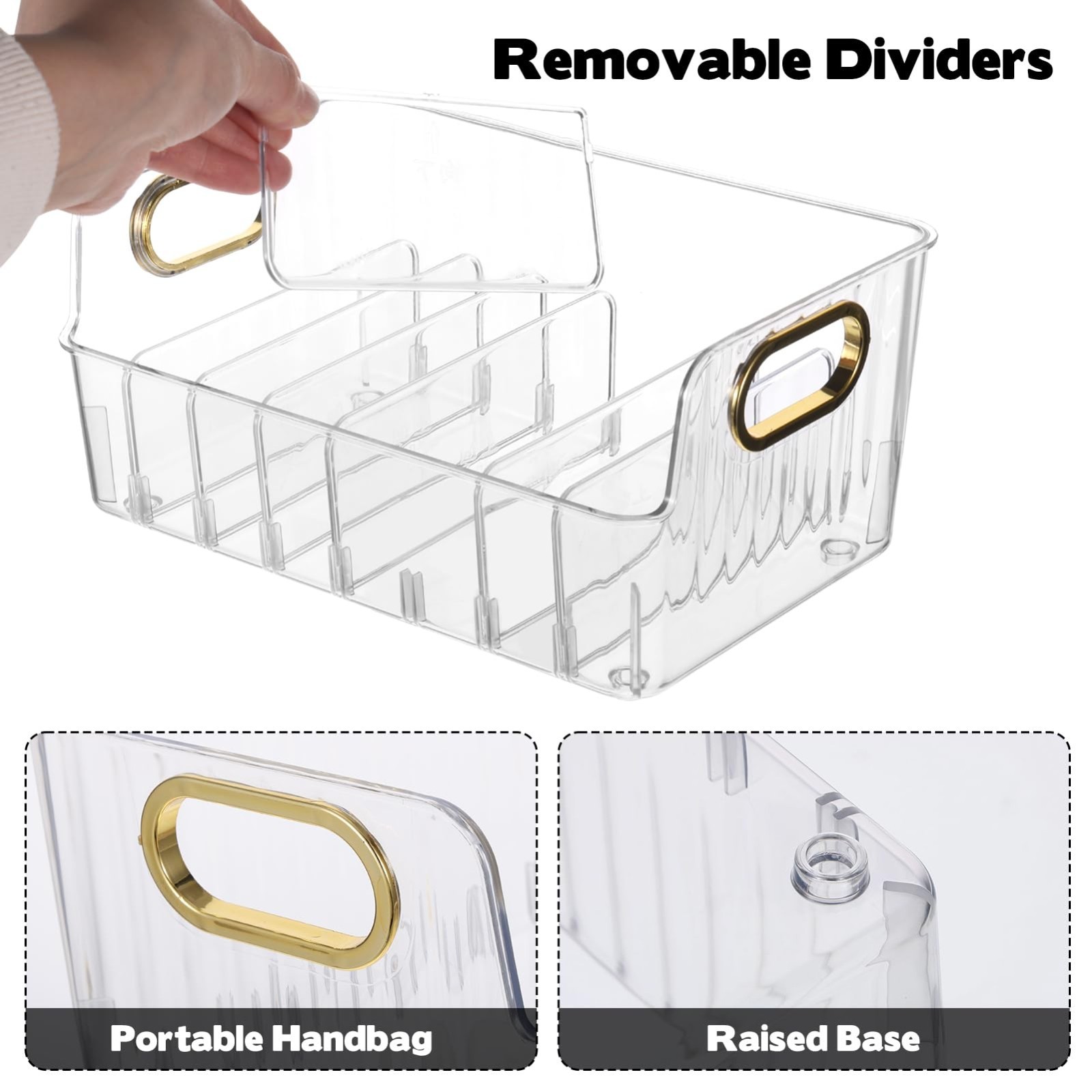 5″ Sanding Discs Storage Bins – 8 Slot Organizer for Sandpaper, Woodworking Tool