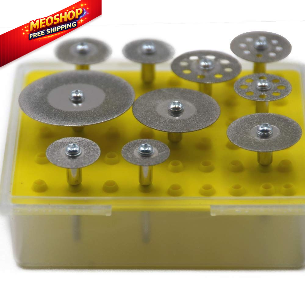Diamond Cutting Wheel, 10PCS 1/8″ Discs Cut-Off 10pcs, Jade